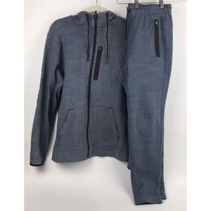 Old Navy Active Sweat Suit Mens Medium Hooded Jacket And Pants Zippered Pockets